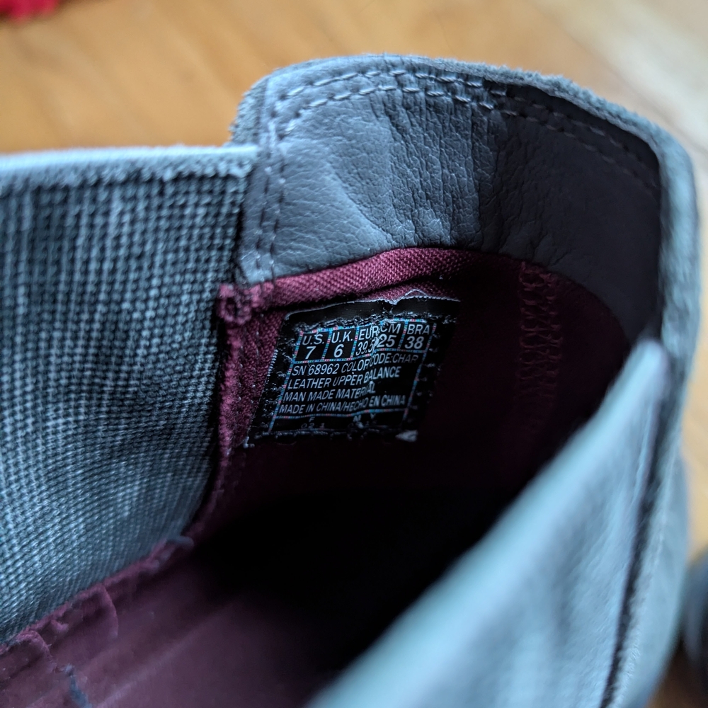 Men's Mark Nason Gray Suede Chelsea Boots - Picture 8 of 8
